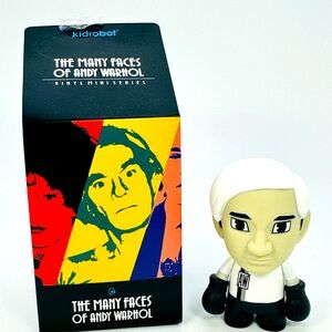 Kidrobot Many Faces of Andy Warhol Mini Series - Boxing 80s 3" Vinyl Figure 2/24